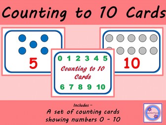 Counting to 10 Cards