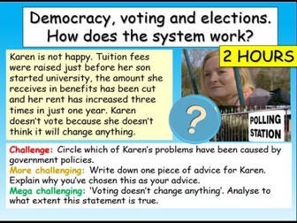 Voting Democracy + General Elections Citizenship