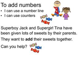 Adding on a number line lesson | Teaching Resources