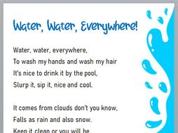 Water Conservation Poem