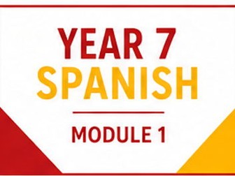 Year 7 Spanish Module 1 Mi Vida (Viva) - ALL Units