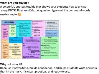 IGCSE Business Exam Technique Mat