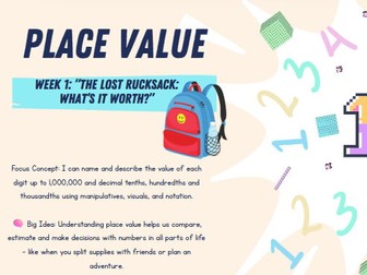 1. PV & Expanded Notation Lost Rucksack