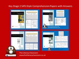 Key Stage 2 SATs Style Prehension Bundle With Answers