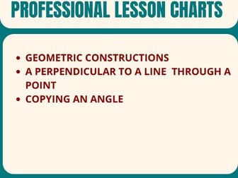 Math charts (formulae and concepts reference charts)