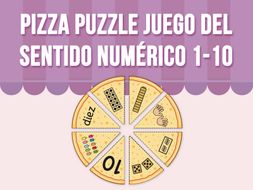 Pizza Puzzle - Juego del Sentido Numérico 1-10
