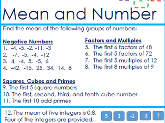 Crossover with Mean and Number