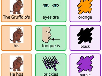 Gruffalo Colourful Semantics