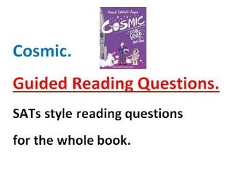 Cosmic. Guided reading questions SATs style