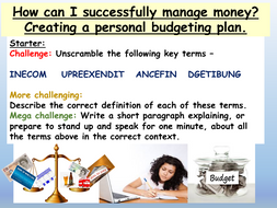 Money Budgeting