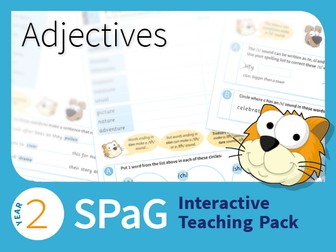 Year 2 SPaG Interactive Teaching Pack - Adjectives