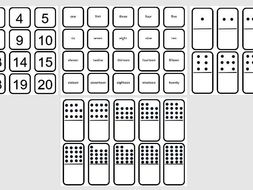 Counting to 1 to 20 matching dominoes | Teaching Resources