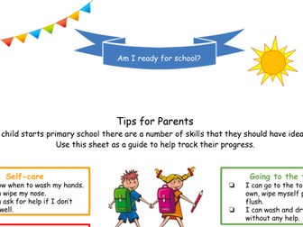Starting School - School Readiness Checklist