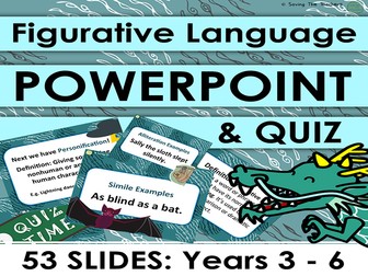 Figurative Language PowerPoint and Quiz