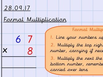 Multiplication Notebook