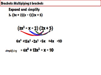 Expanding Brackets - FOIL method
