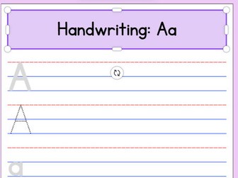 Letter Formation Resource