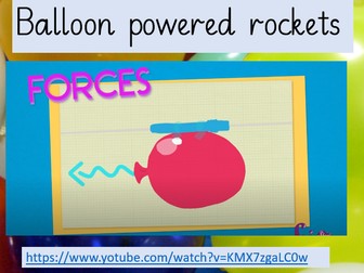 Balloon powered rockets