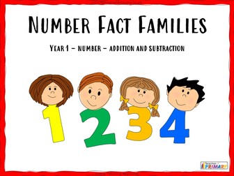 Number Fact Families - PowerPoint presentation and worksheets