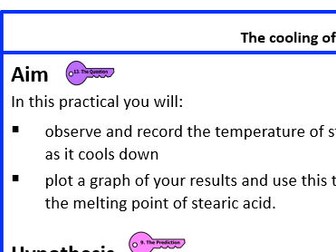 KS3 The cooling of Stearic acid Write-up