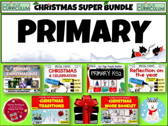 Primary Christmas Activities for  End of term