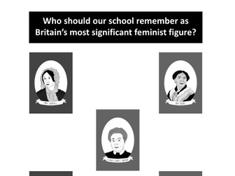 Who should our school remember as Britain most significant feminist figure?