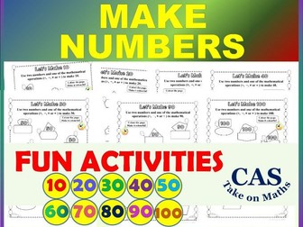 Make Numbers | Use Mathematical Operations to Make Numbers | Fun Activities