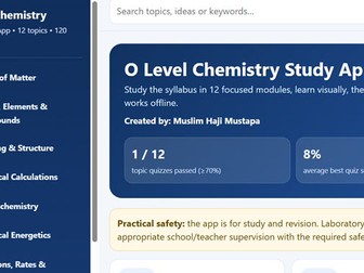 Offline Chem study App