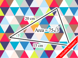 Trigonometry, Pythagoras, Sine Rule, Cosine Rule