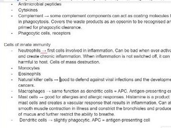 Innate and Adaptive immunity