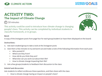 Exploring SDG 13 - Climate Change and Climate Action