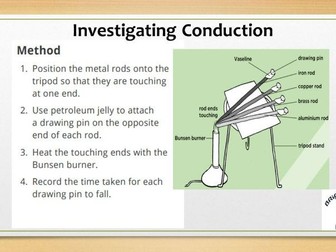 P2 Lesson 2: Investigating conduction in metal rods