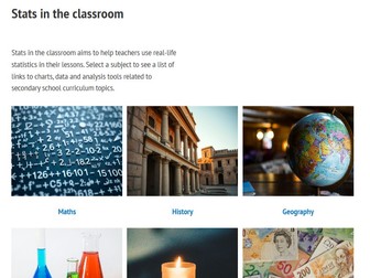 Stats in the classroom - a website
