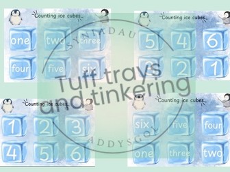 stack the numbers maths winter eyfs reception nursery snow ice foundation phase ps1