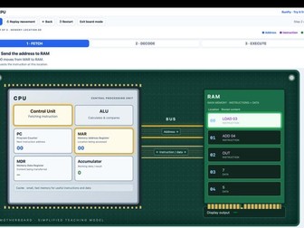 Interactive CPU Simulator – OCR GCSE Computer Science