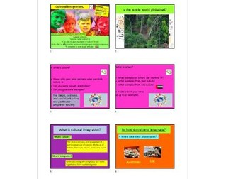 KS3 Globalisation. Culture