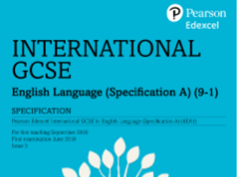 A Guide to Tackling the Pearson Edexcel iGCSE English Language Exam