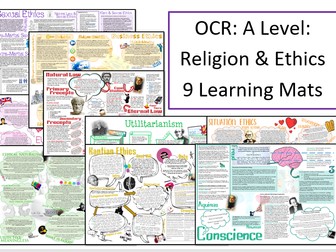 OCR A Level: Religion and Ethics: Learning Mat Bundle