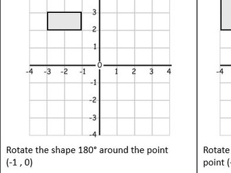 Rotations Worksheet - GCSE Maths