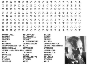 John Steinbeck Word Search Pack