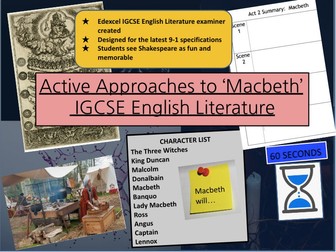 MACBETH IGCSE SCHEME OF WORK