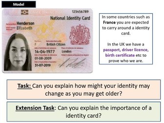 what is Identity? - Citizenship (GCSE)