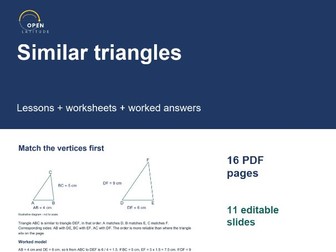 Similar Triangles | KS3-KS4 Missing Lengths and Shadow Problems