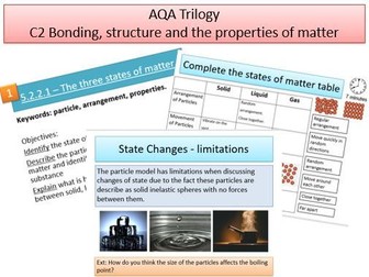 AQA Trilogy C2 Bonding, structure and the properties of materials