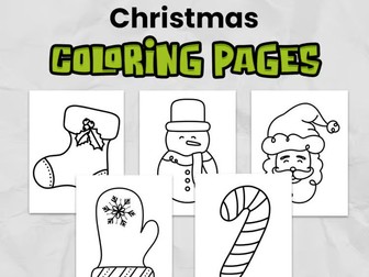 Christmas Coloring Pages | Easy, Print & Go Christmas Printables