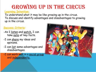 Growing up in the Circus
