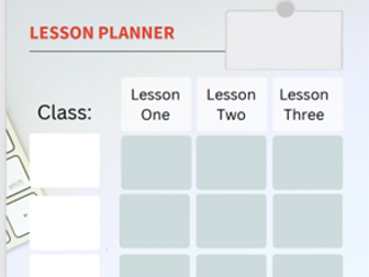 Secondary Teacher Lesson Planner