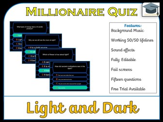 Millionaire Quiz! (Light and Dark)