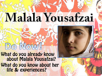 Malala Yousafzai Assembly/Tutor Time