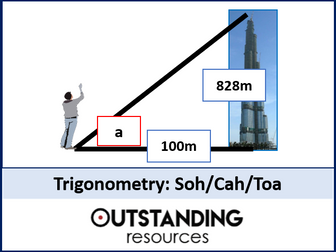 Basic Trig (Sides and Angles using SOHCAHTOA)